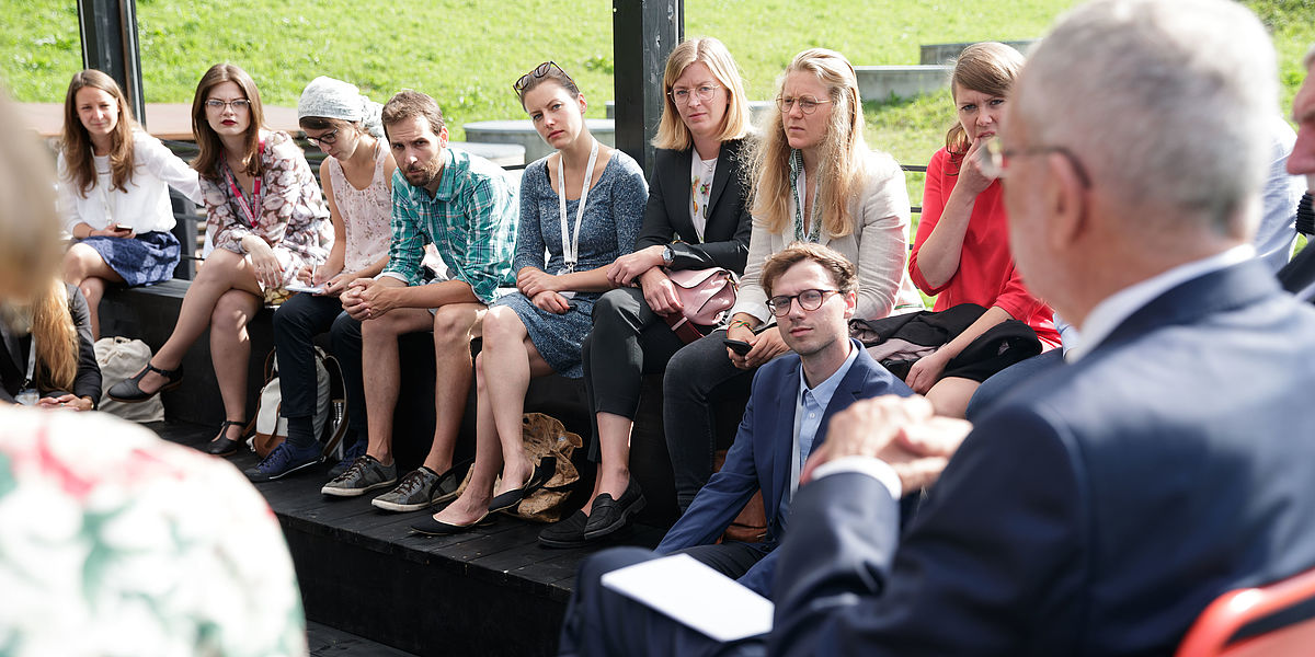 Gespräch mit Stipendiaten des Europäischen Forum Alpbach