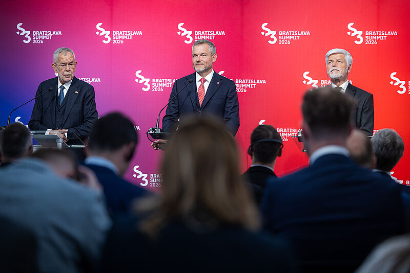 Staatoberhäupter-Treffen von Österreich, der Slowakei und Tschechien 12. Mai 2026