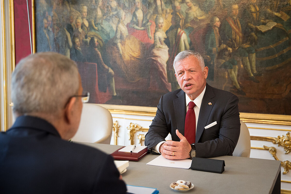 Offizieller Besuch des Königs des Haschemitischen Königreichs Jordanien 25. Oktober 2021