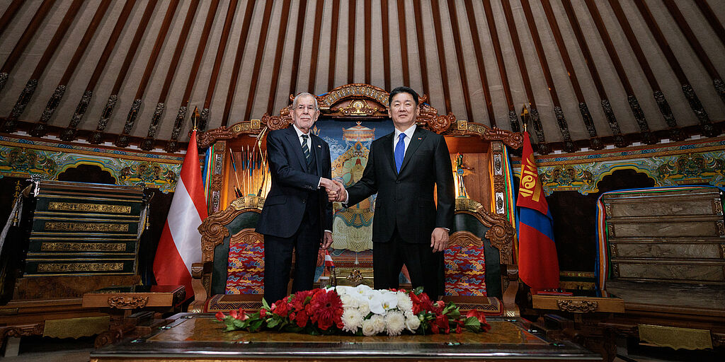 Staatsbesuch in der Mongolei