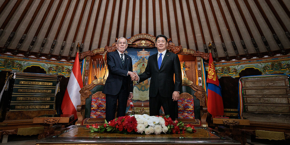 Staatsbesuch in der Mongolei