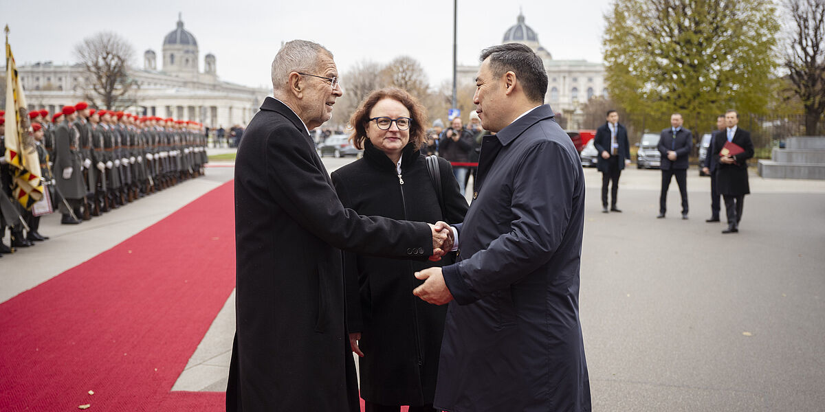 Offizieller Besuch des Präsidenten der Kirgisischen Republik in Österreich