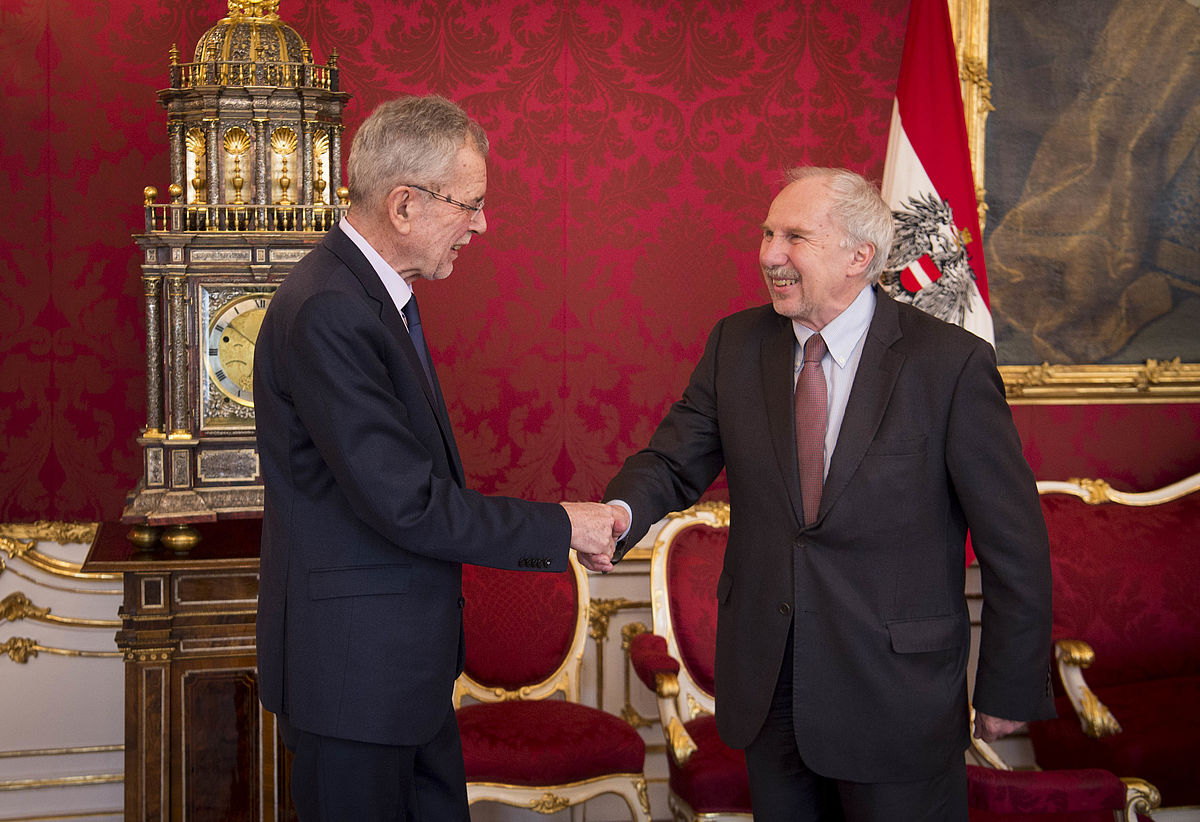 Gespräch mit dem Gouverneur der Österreichischen Nationalbank