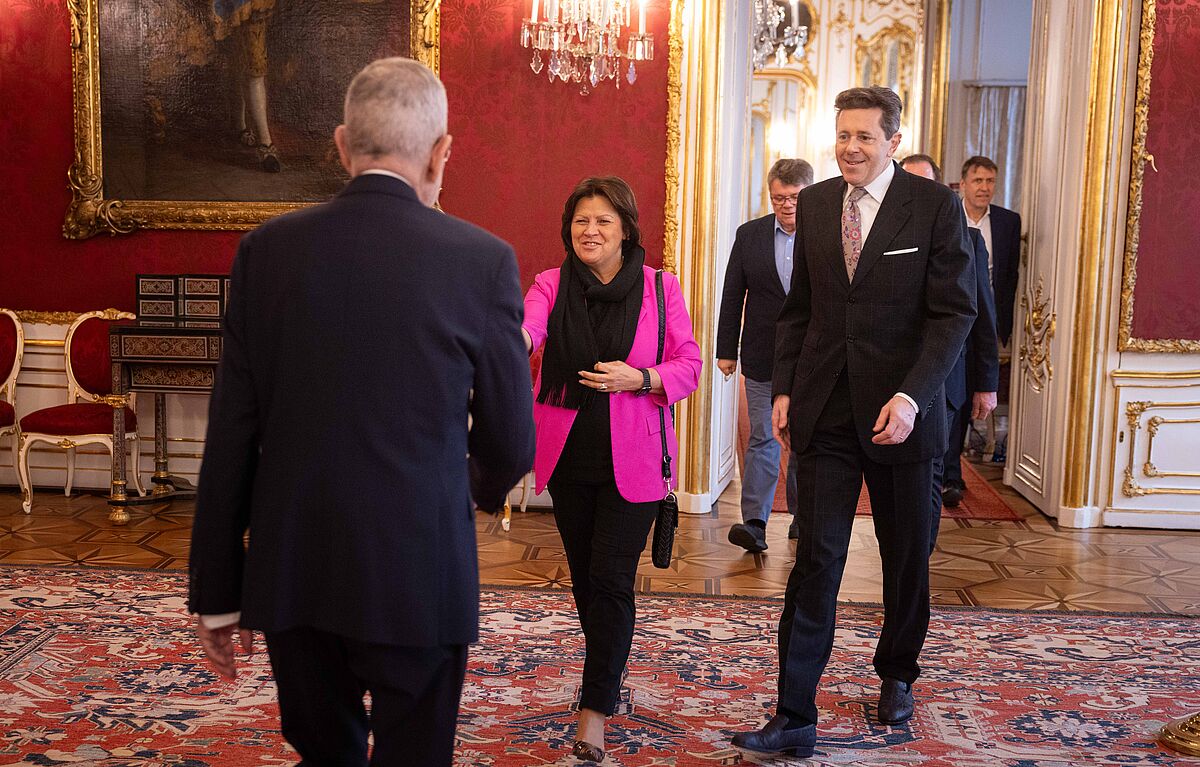 Gespräch mit der Spitze der Sozialpartnerschaft 1. Februar 2024