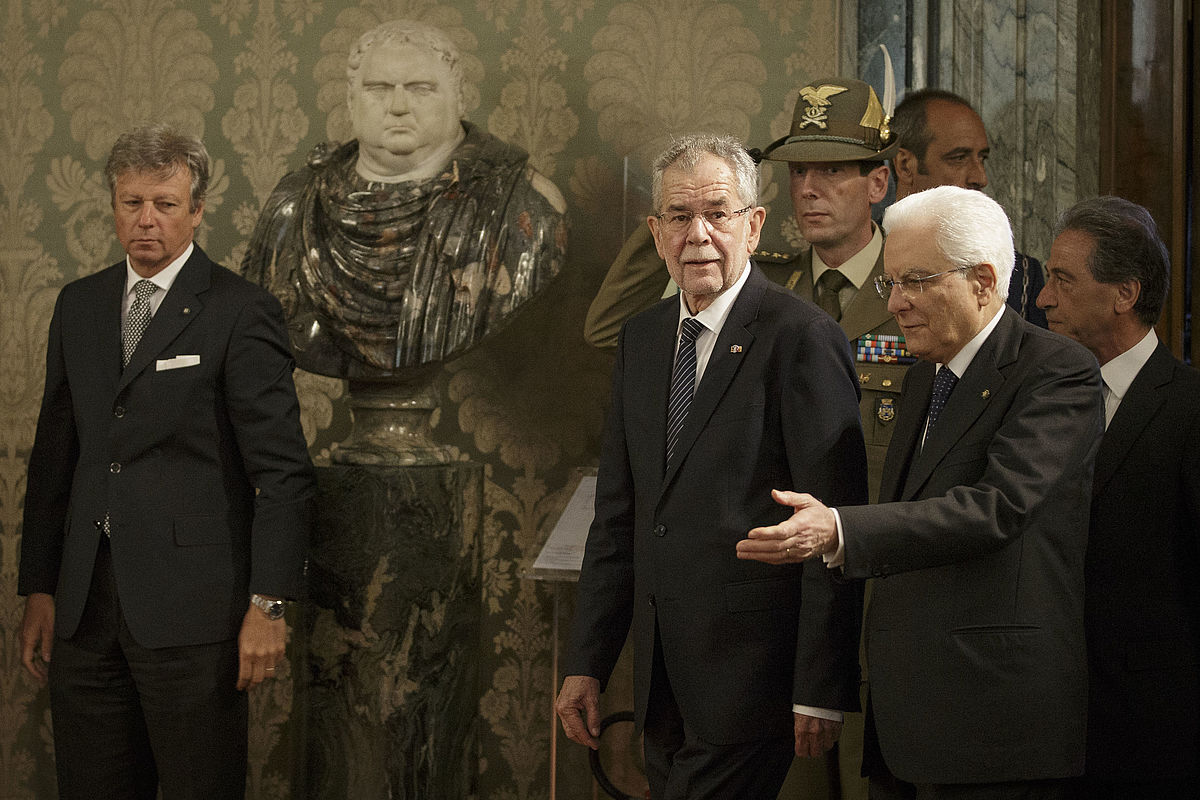 Offizieller Besuch in Italien