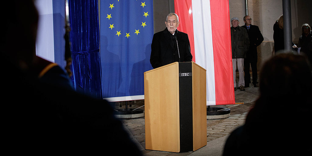 Festakt 30 Jahre Fall des Eisernen Vorhangs und "Marsch der Freiheit" von Bratislava nach Wien von 