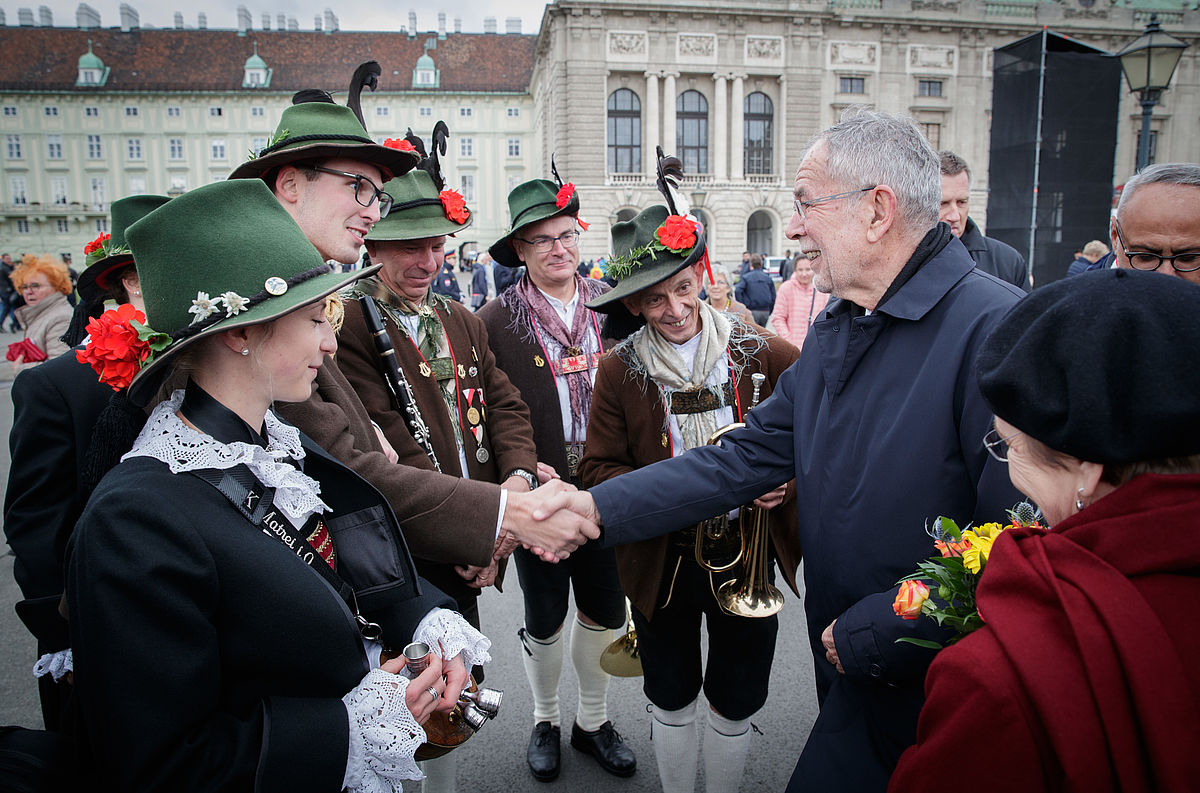 Festakt des Landes Salzburg und des Landesverbandes der Salzburger Schützen „100 Jahre Republik Österreich“