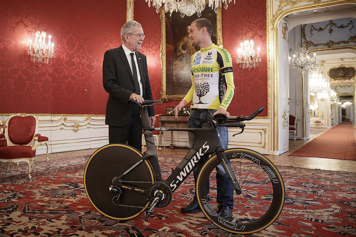 Extremsportler Christoph Strasser zu Besuch