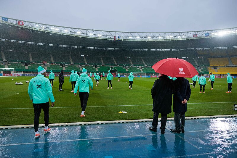 Trainingsbesuch bei der ÖFB-Nationalmannschaft 17. November 2025