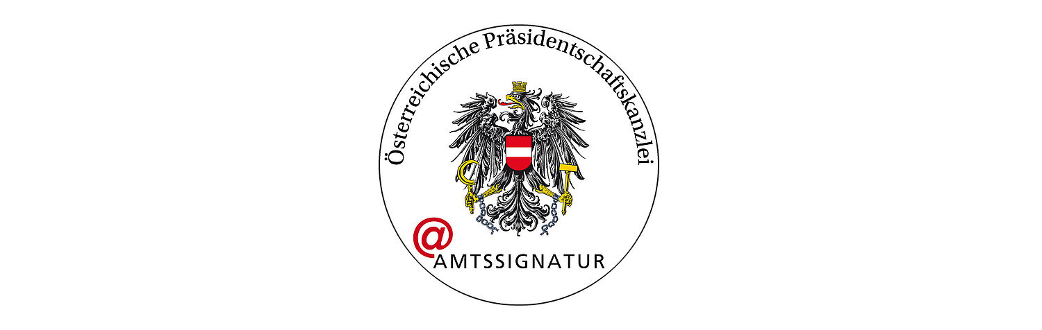 Amtssignatur Österreichische Präsidentschaftskanzlei