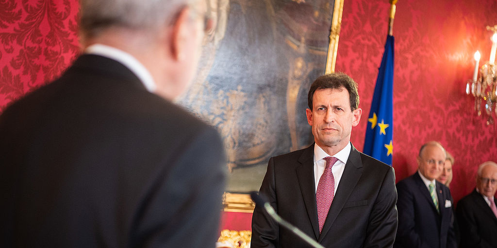 Ernennung und Angelobung von Christoph Grabenwarter zum Präsident des Österreichischen Verfassungsgerichtshofes