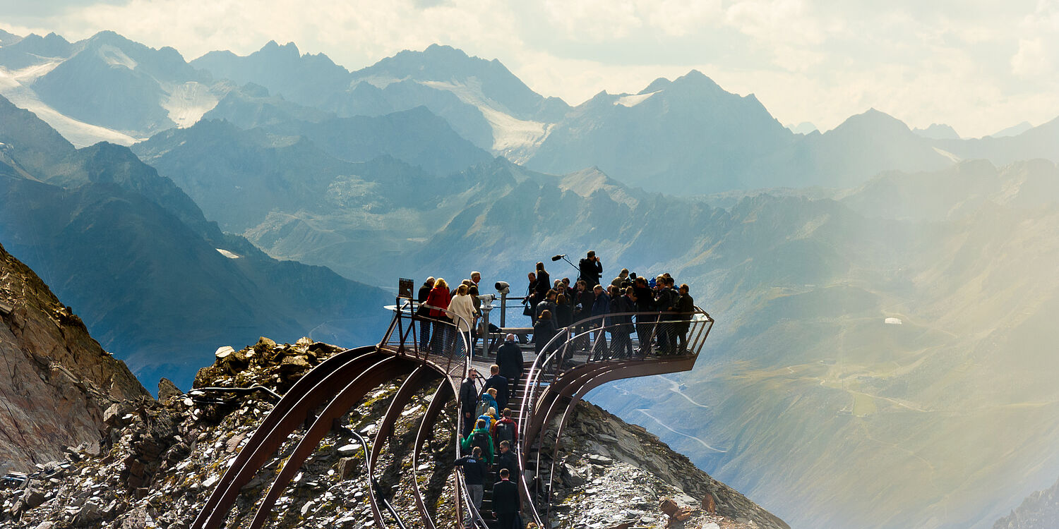 Besuch am TOP of TYROL am Stubaier Gletscher.