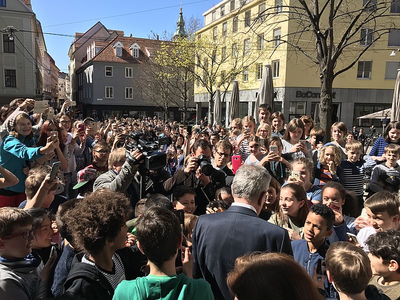 Besuch des Akademischen Gymnasiums in Graz