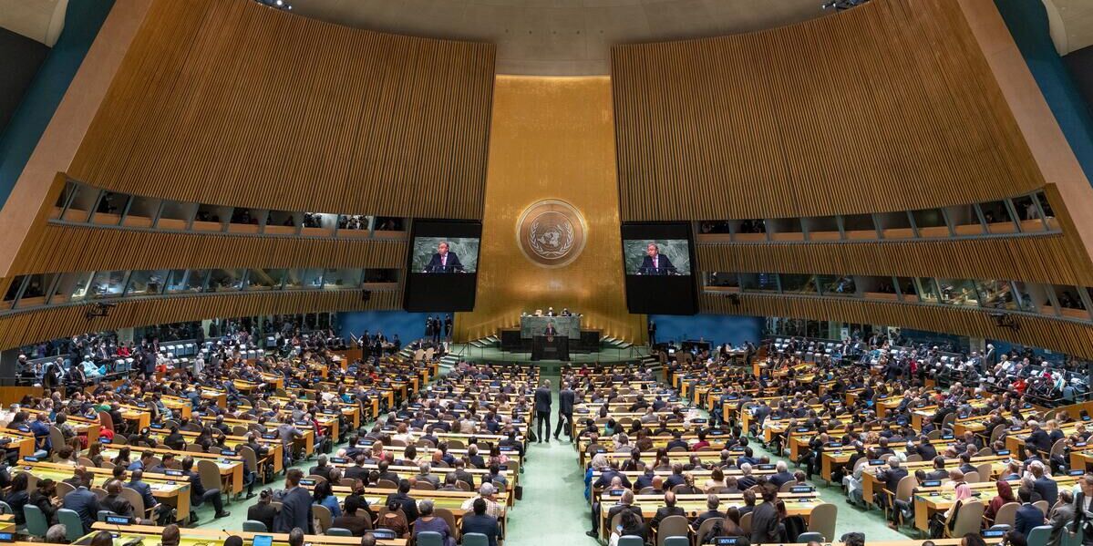 Halle der UN-Generalversammlung in New York