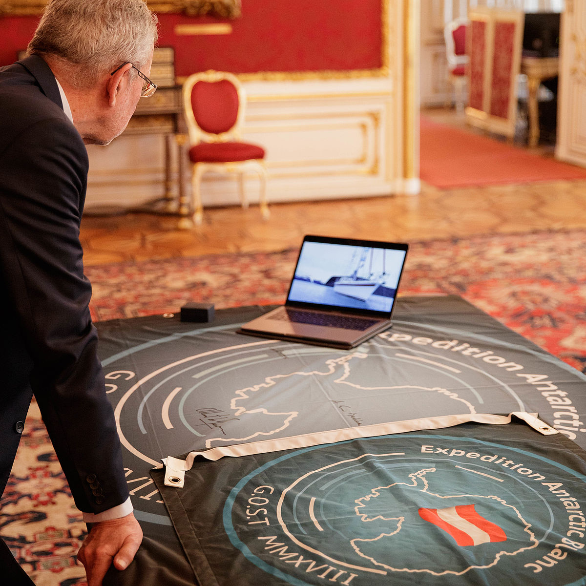 Bundespräsident empfängt Antarktis-Expedition