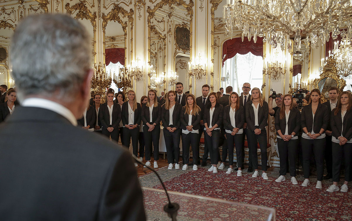 Verabschiedung des Frauen-Nationalteams des Österreichischen Fußball-Bundes zur UEFA Women’s EURO 2017