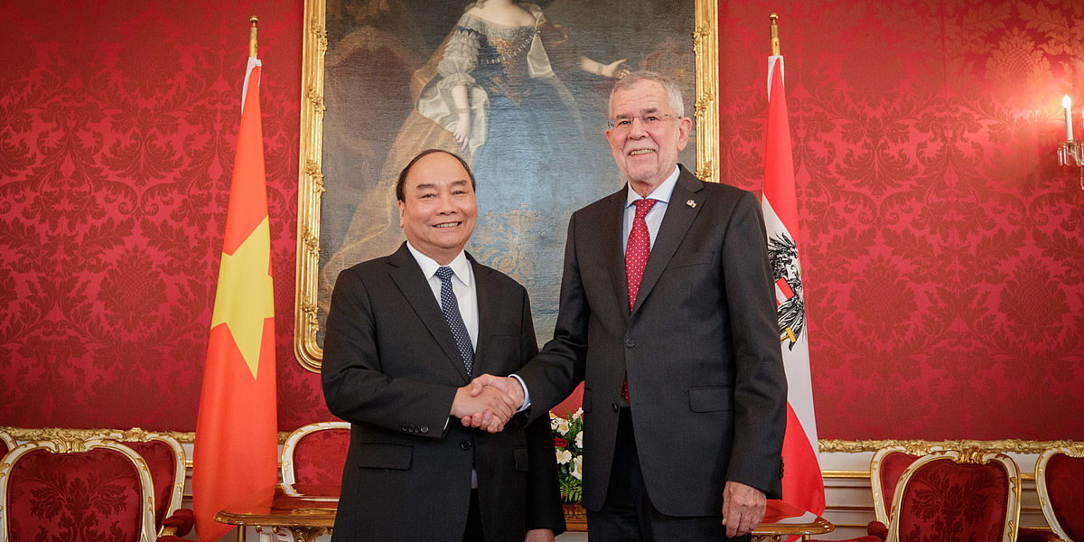 Bundespräsident trifft mit dem Premierminister der Sozialistischen Republik Vietnam, NGUYEN Xuan Phuc zu einem Gespräch zusammen