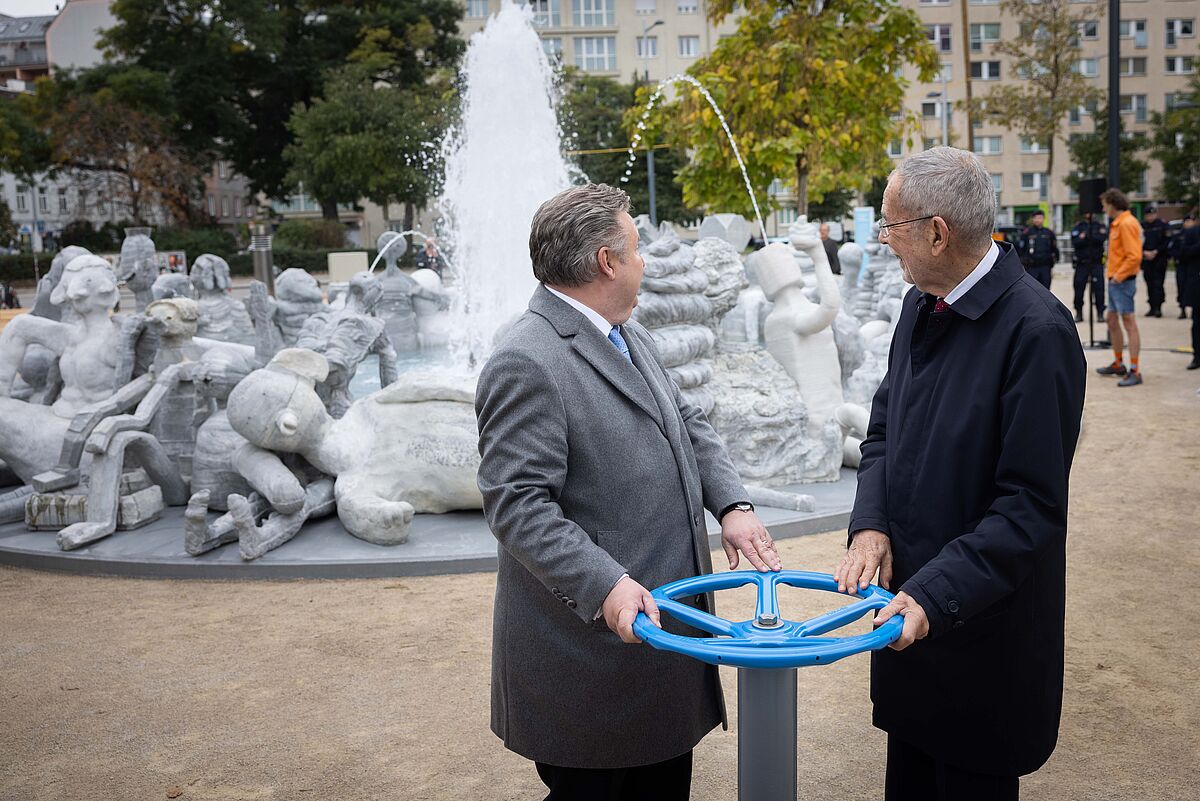 150 Jahre Wiener Wasser - Eröffnung des Jubiläumsbrunnens 24. Oktober 2023