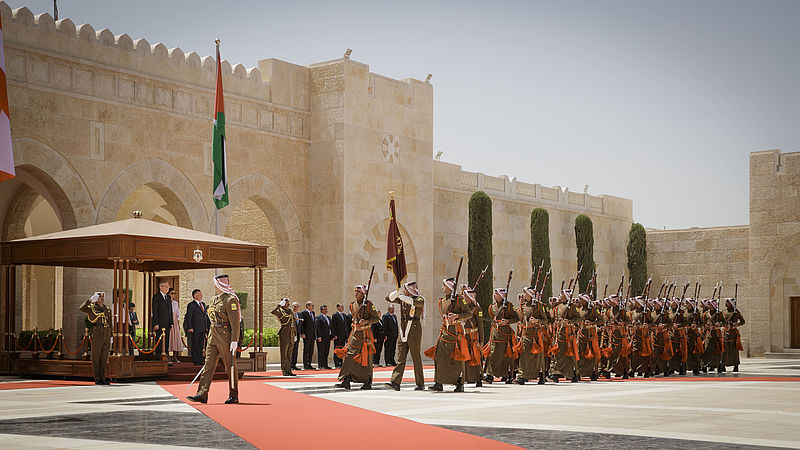 Offizieller Besuch in Jordanien