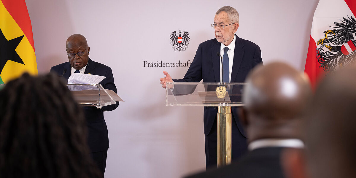 Offizieller Besuch des ghanaischen Präsidenten in Wien
