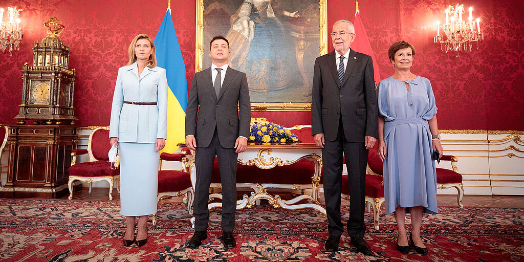 Offizieller Besuch des Präsidenten der Ukraine in Österreich