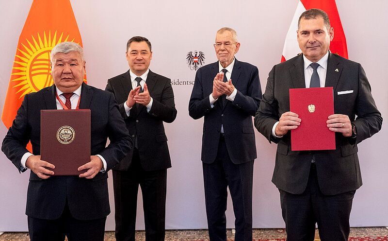 Offizieller Besuch des Präsidenten der Kirgisischen Republik 25. November 2024