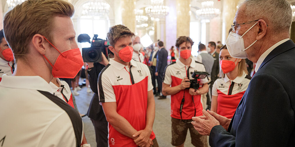 Vereidigung der Österreichischen Olympiamannschaft für die Sommerspiele in Tokio