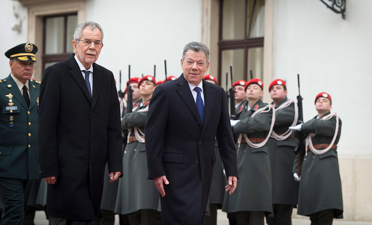 Offizieller Besuch des Bundespräsidenten der Republik Kolumbien, Juan Manuel Santos Calerdón