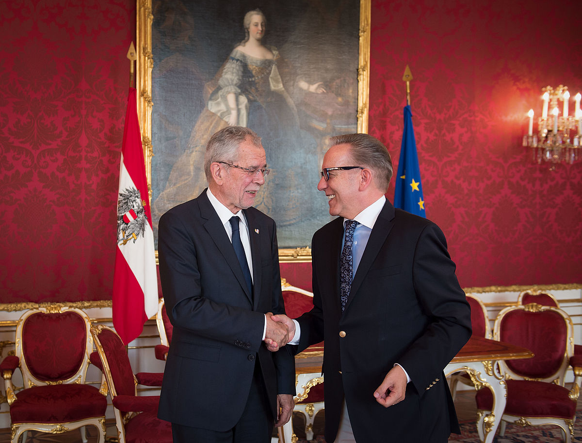 Gespräch mit dem Präsidenten der Arbeiterkammer Wien und der Bundesarbeiterkammer, Rudolf Kaske