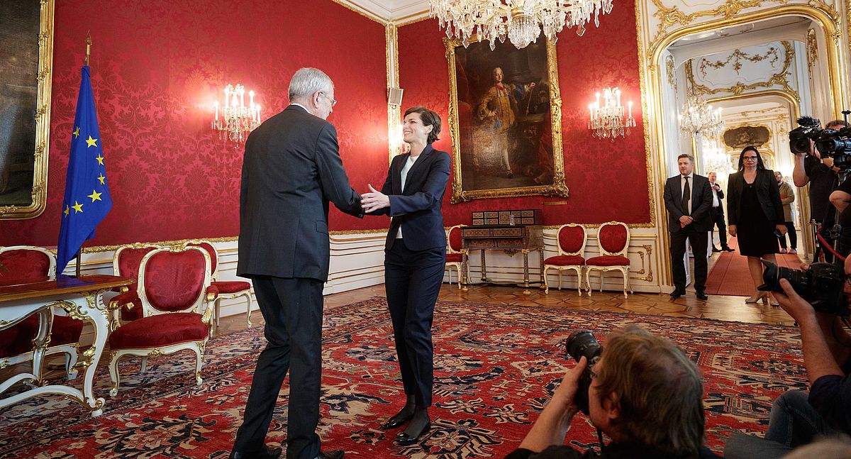 Gespräch mit SPÖ-Chefin Pamela Rendi-Wagner 20. Mai 2019