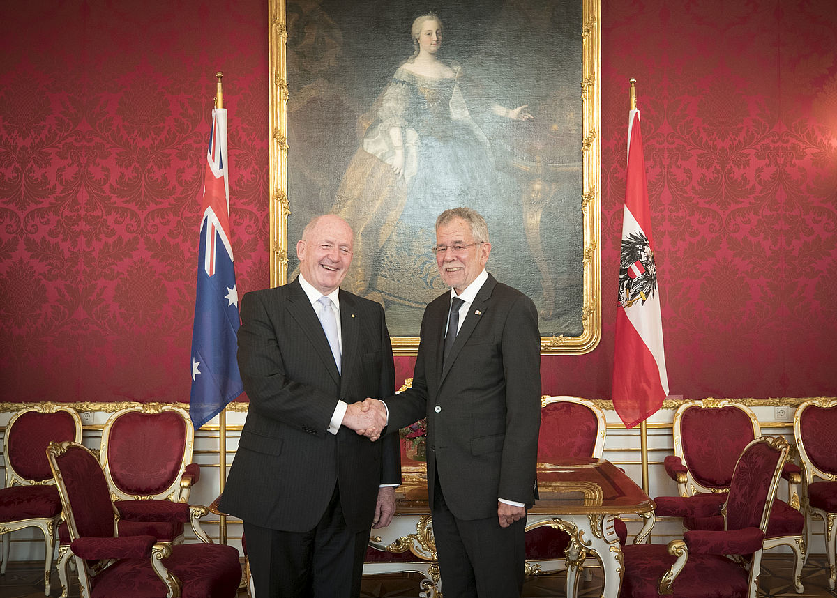 Gespräch mit dem Generalgouverneur des Commonwealth von Australien, Sir Peter Cosgrove
