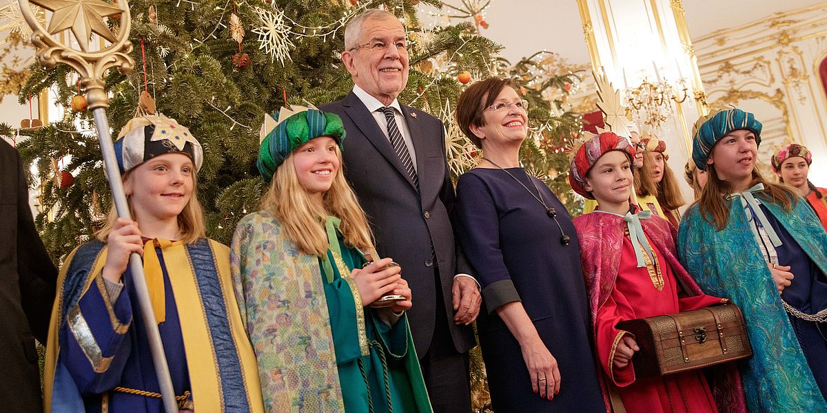 Besuch von Sternsingern