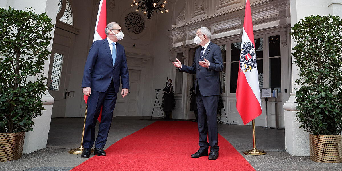Offizieller Besuch des Bundespräsidenten der Schweizerischen Eidgenossenschaft, Guy Parmelin, in Österreich