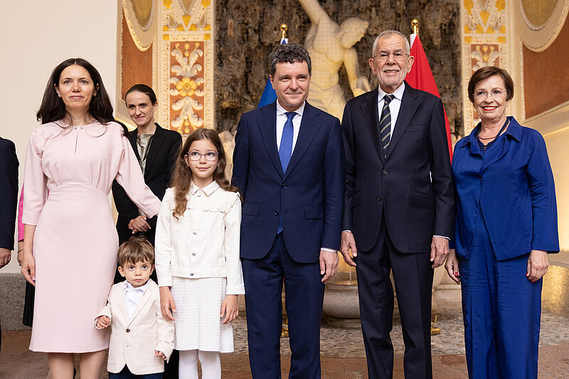 Offizieller Besuch des rumänischen Amtskollegen Dan in Salzburg 25. Juli 2025