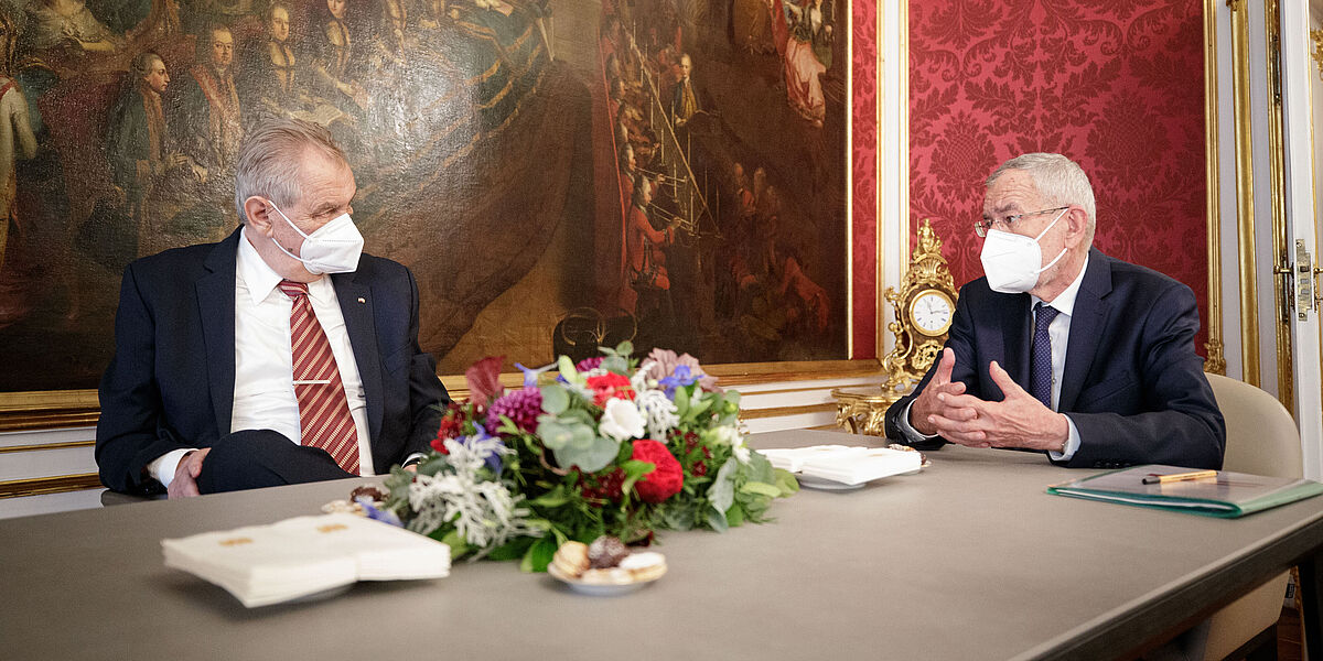 Arbeitsbesuch des Präsidenten der Tschechischen Republik, Miloš Zeman, in Österreich
