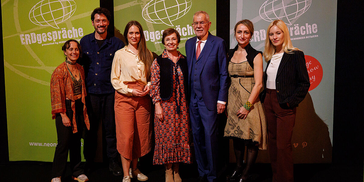 Rede von Bundespräsident Alexander Van der Bellen bei den Erdgesprächen im Wiener MuseumsQuartier.