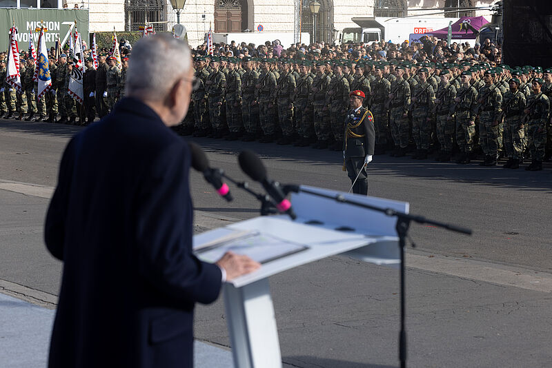 Nationalfeiertag: Angelobung von Rekrutinnen und Rekruten 26. Oktober 2025