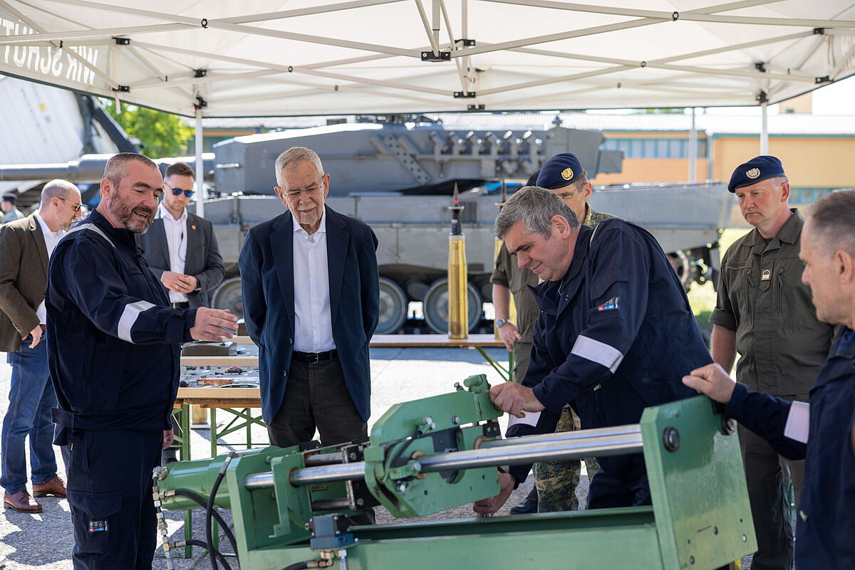 Truppenbesuch im Heereslogistikzentrum 29. April 2025