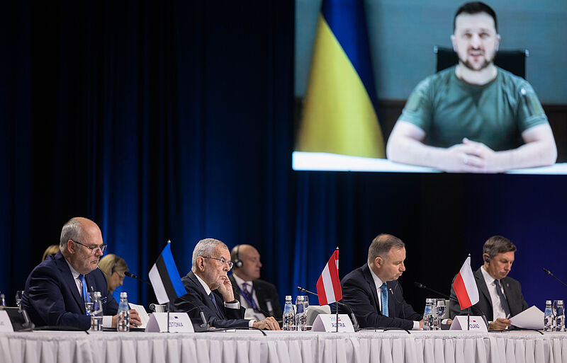 Gipfeltreffen der Dreimeeresinitiative in Riga 20. Juni 2022