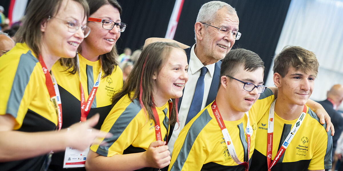 Eröffnung der Nationalen Sommerspiele der Special Olympics in Oberwart
