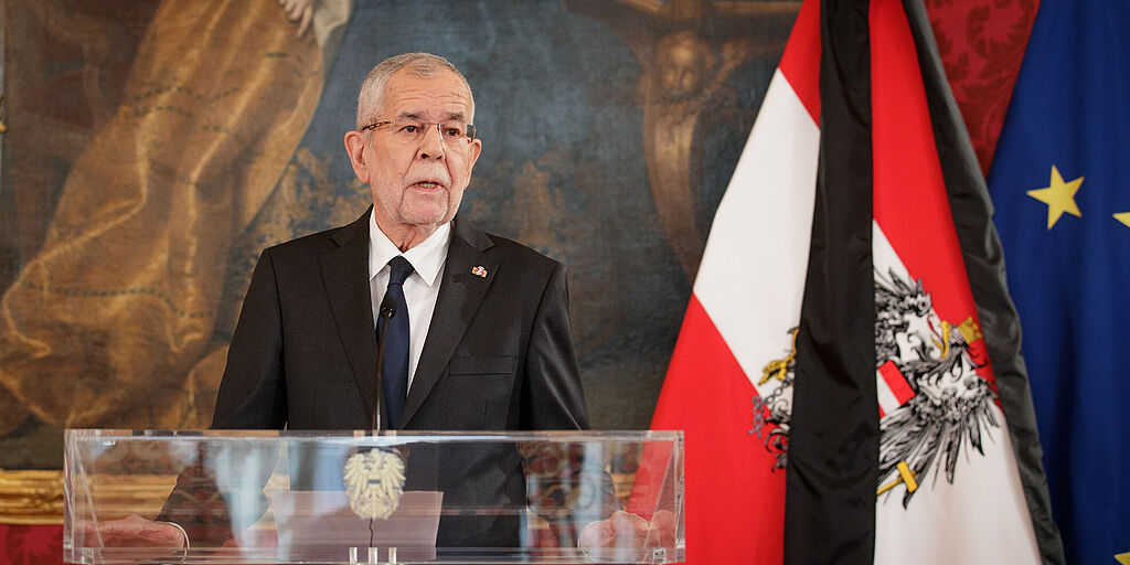 Erklärung von Bundespräsident Alexander Van der Bellen zu den Anschlägen in der Wiener Innenstadt