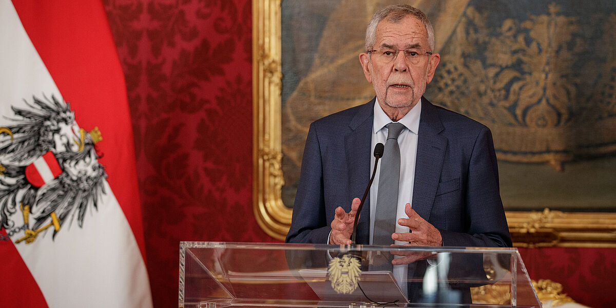 Stellungnahme von Bundespräsident Alexander Van der Bellen 