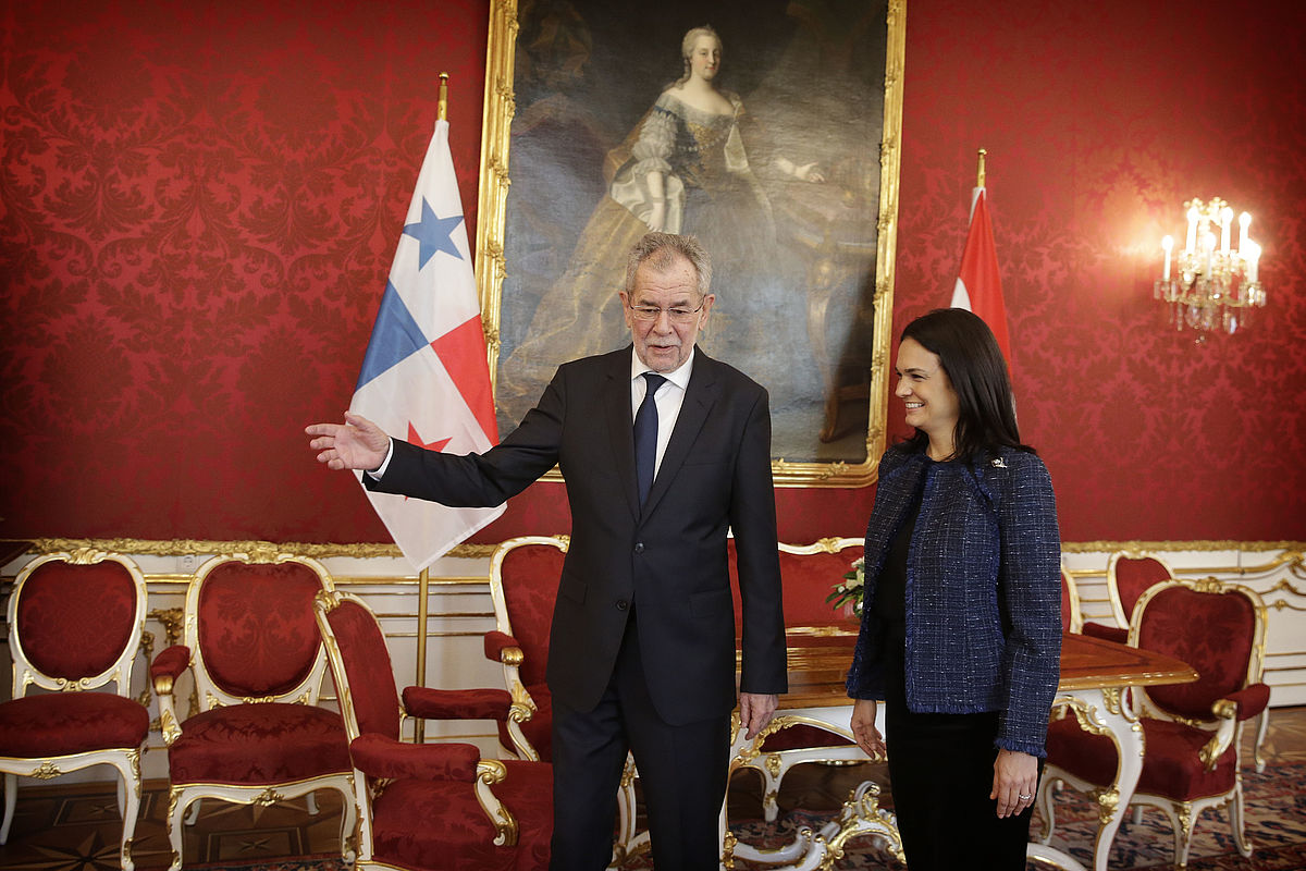 Gespräch mit der Vizepräsidentin und Außenministerin der Republik Panama