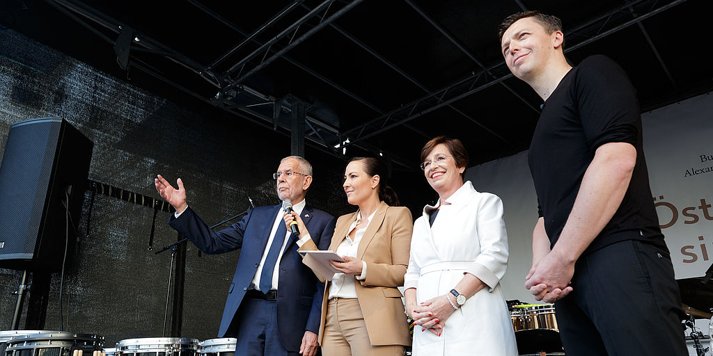 Österreich-Fest im Inneren Burghof