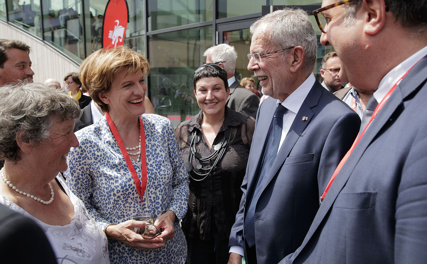 Bundespräsident Alexander Van der Bellen beim Städtetag in Feldkirch. 