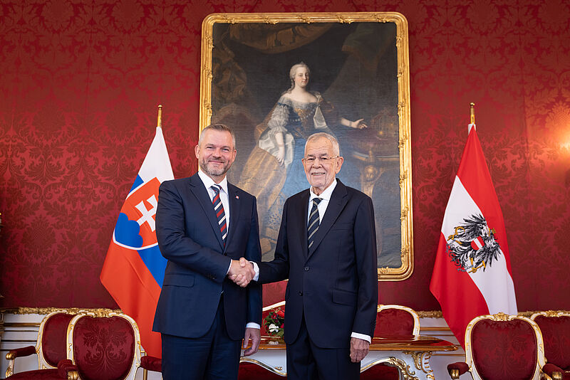 Offizieller Besuch des slowakischen Präsidenten Peter Pellegrini, 11. September 2024