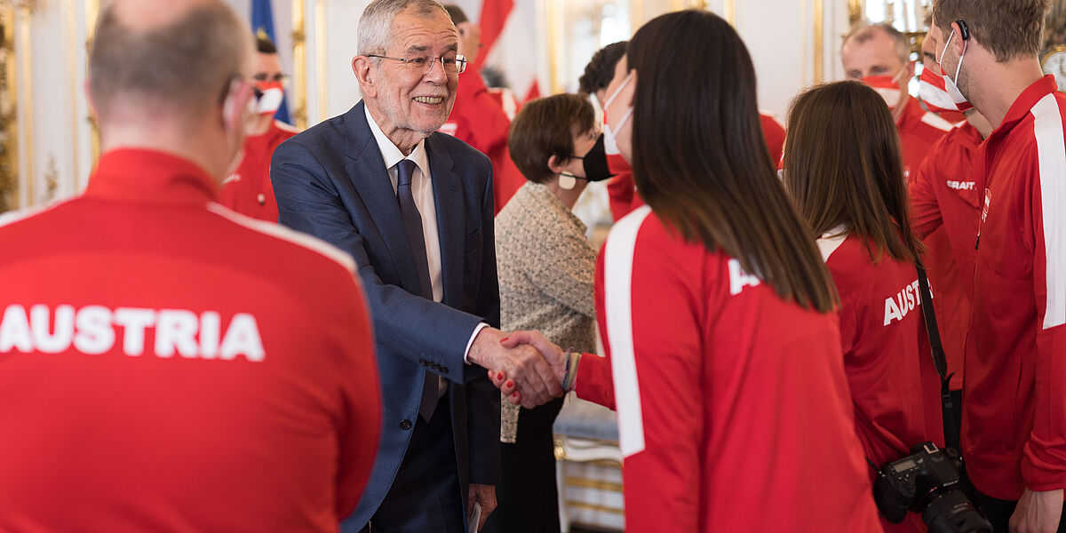 Verabschiedung der TeilnehmerInnen an den Deaflympics 2022