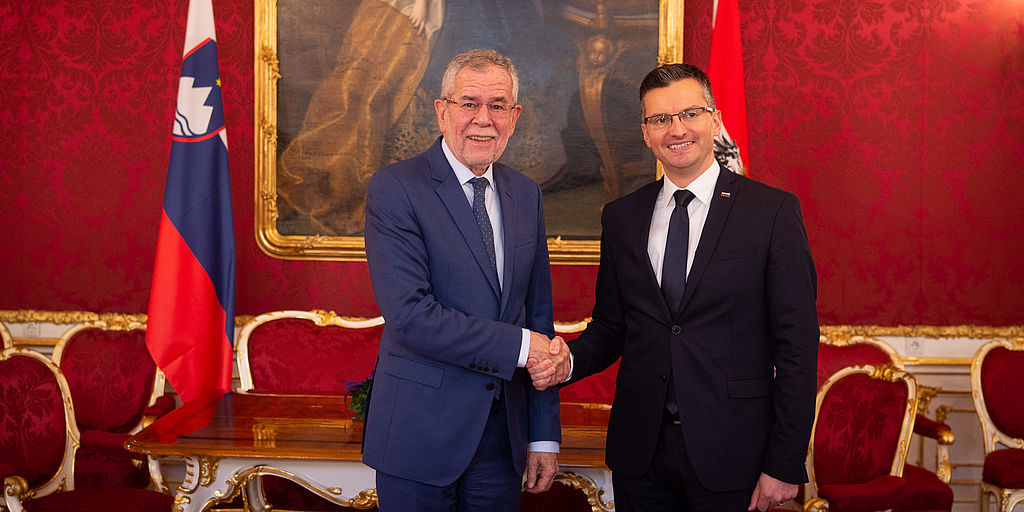 Arbeitsgespräch mit Marjan Šarec