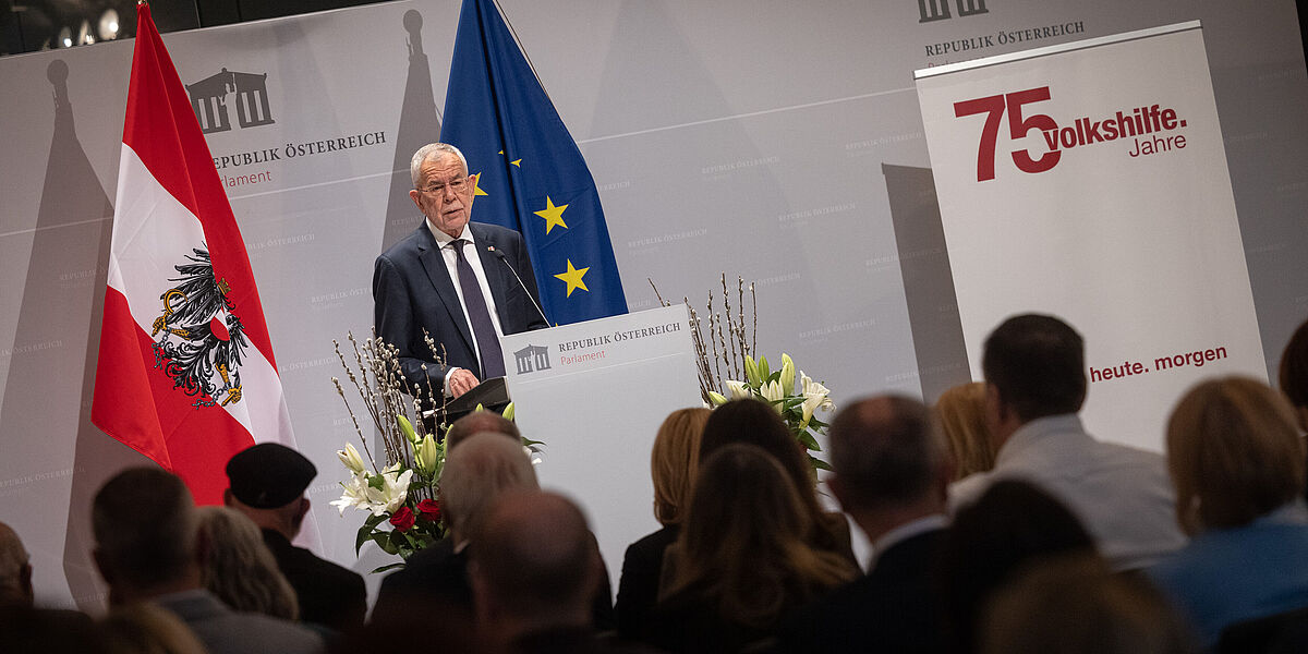 Rede von Bundespräsident Alexander Van der Bellen anlässlich 75 Jahre Volkshilfe