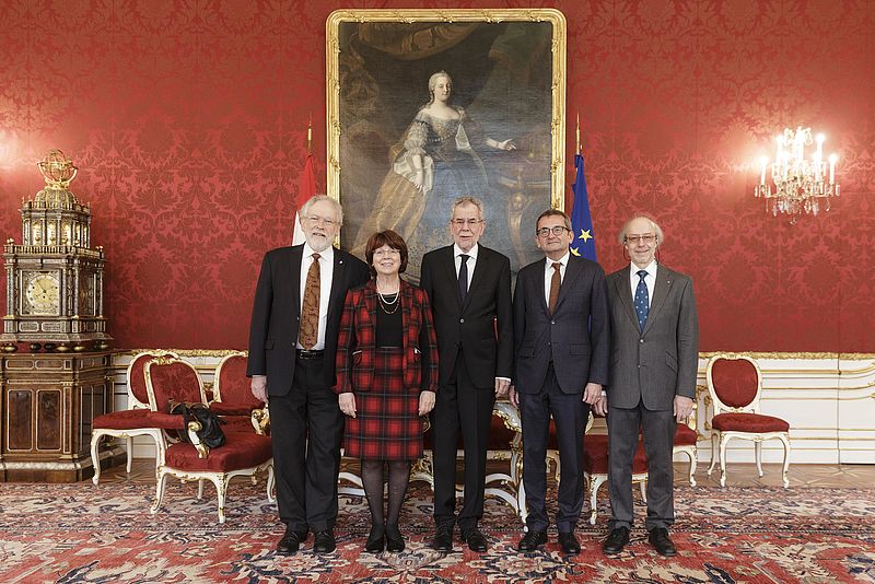 Antrittsbesuch des Präsidiums der Österreichischen Akademie der Wissenschaften